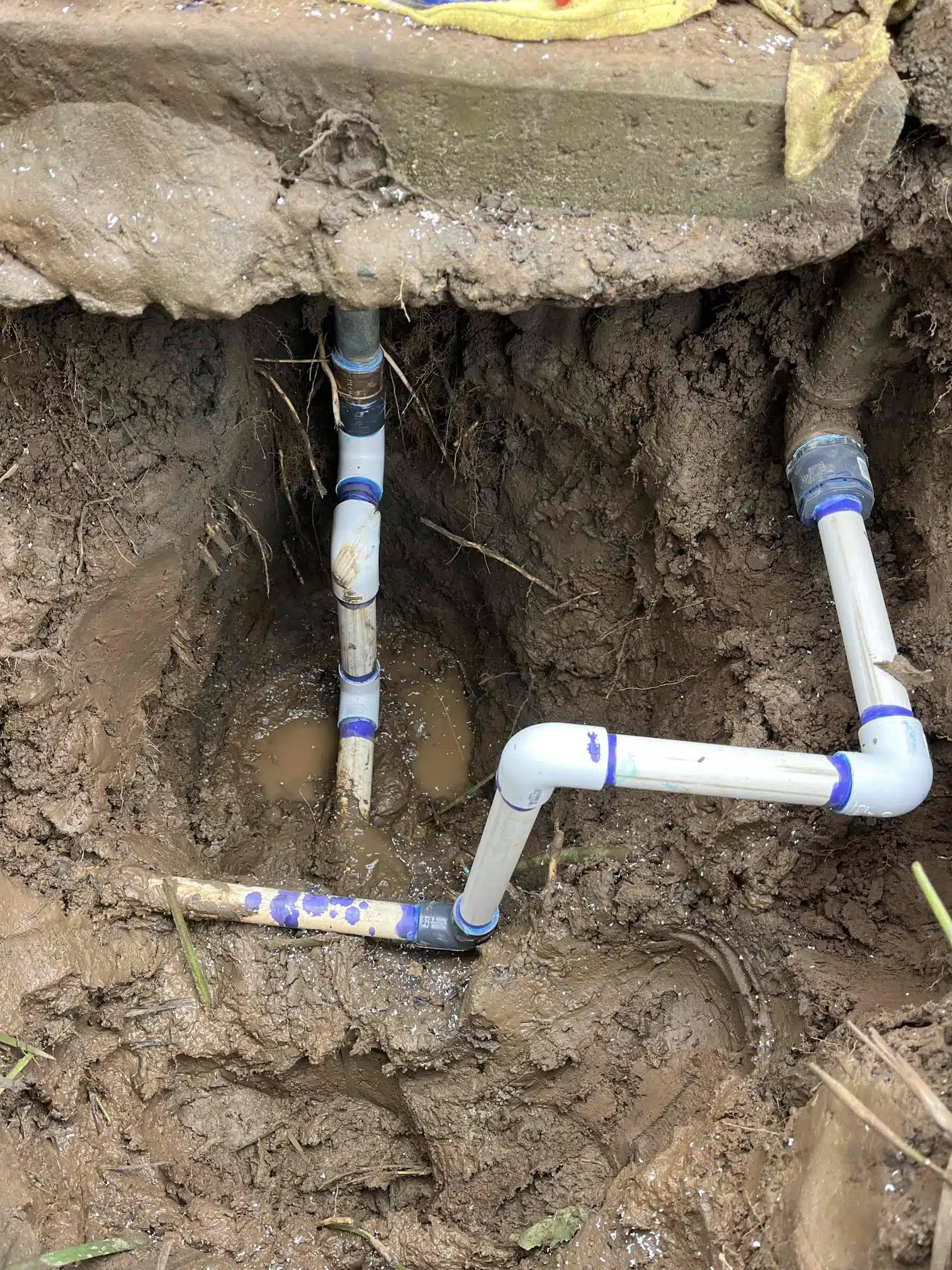 Underground Water Line Spot Repair Completed Underground water line spot repair completed by Earl's Plumbing